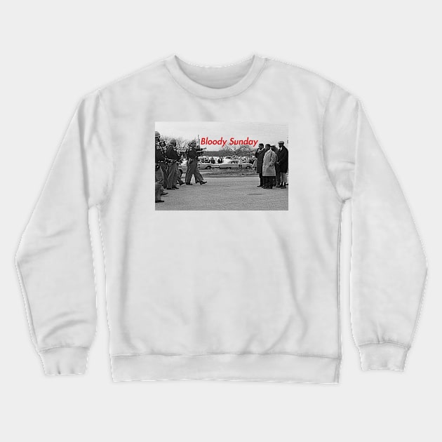 Bloody Sunday Crewneck Sweatshirt by One Mic History Store